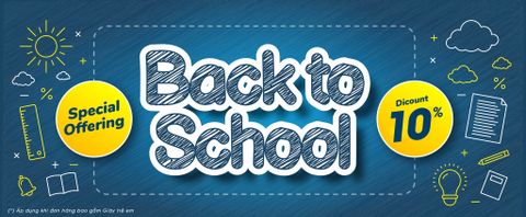 CHRISTINA-Q BACK TO SCHOOL - DISCOUNT 10% ĐƠN HÀNG BAO GỒM GIÀY TRẺ EM
