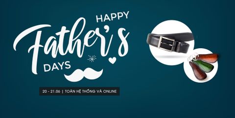 CHRISTINA-Q HAPPY FATHER'S DAY - QUÀ TẶNG PHỤ KIỆN CAO CẤP KHI MUA GIÀY NAM