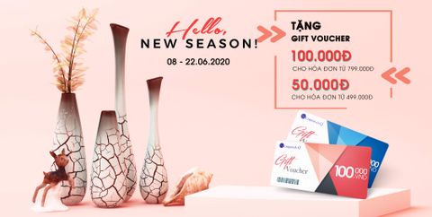 Hello New Season – Nhận ngay Gift voucher 50K và 100K
