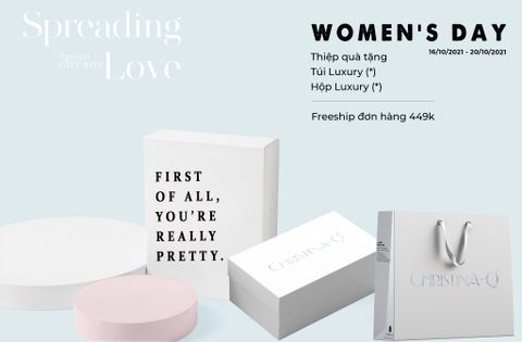 [ Happy Vietnamese Women's Day ] ChristinA-Q đồng hành trao gửi Quà tặng yêu thương