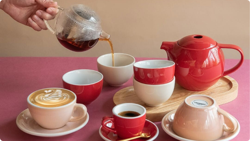 Bình trà gốm sứ giá rẻ