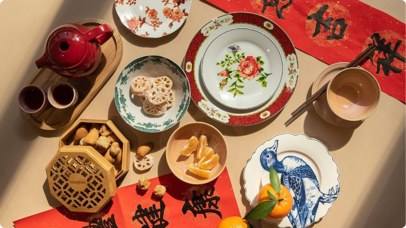 bộ dụng cụ để uống trà