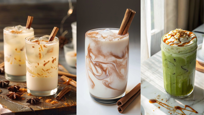 signature drinks with milk