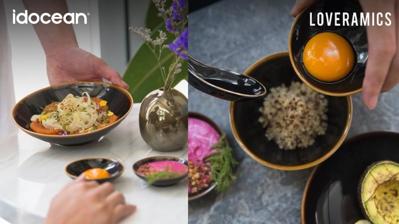 Dĩa sứ ăn tối