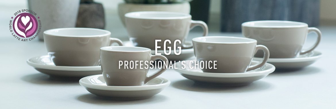 Egg coffee cups
