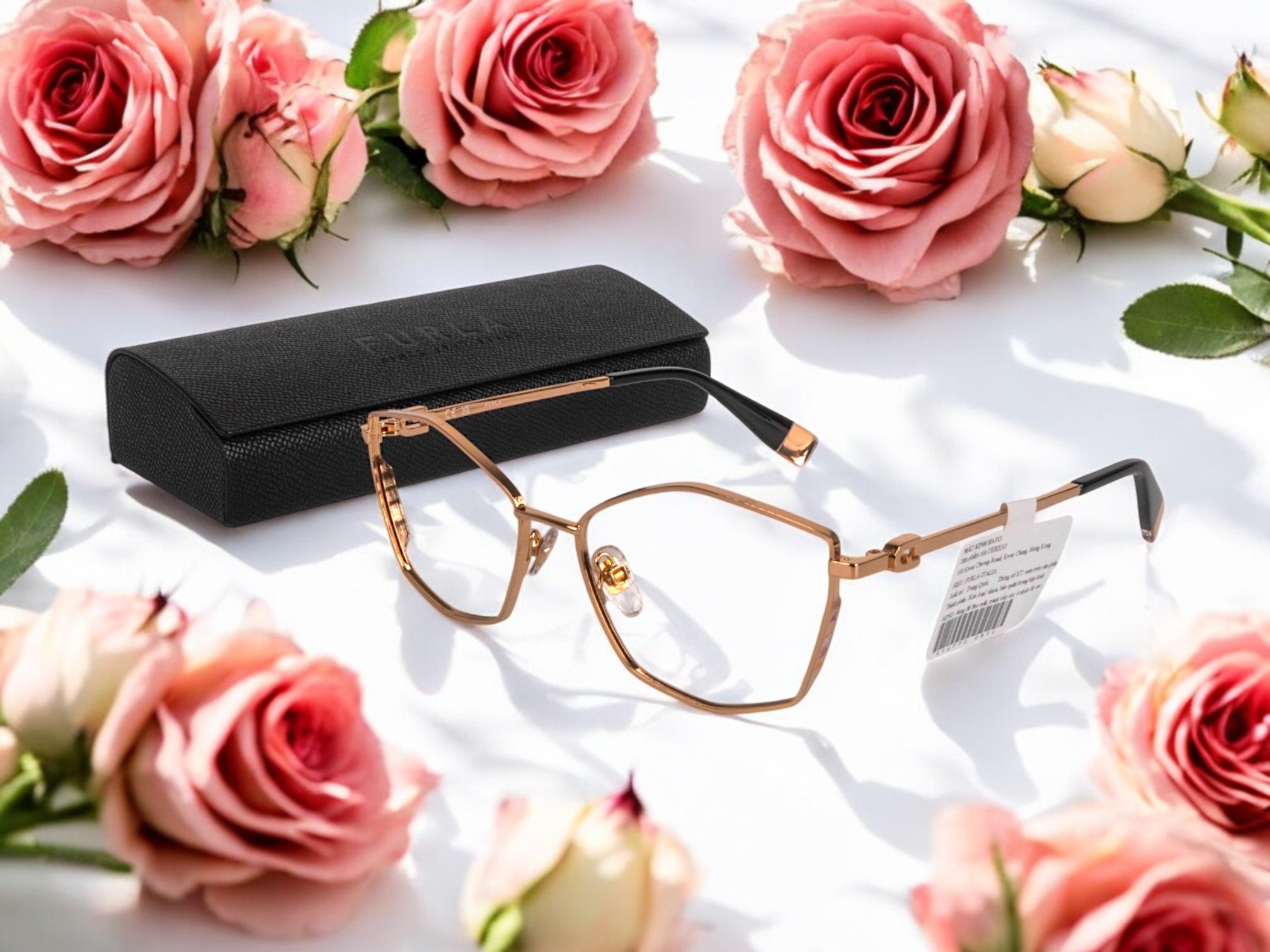 Furla VFU770 Gọng Kính Mắt Mèo - Tem Chính Hãng 101