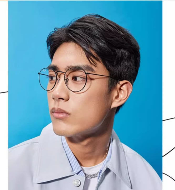 Rayban 0RX3447V Gọng Kính Tròn - Tem Chính Hãng Luxottica - Full Box