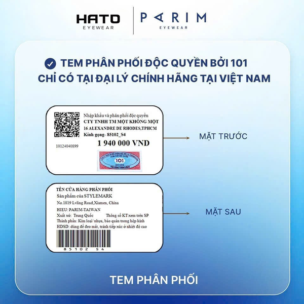 Parim Chính Hãng