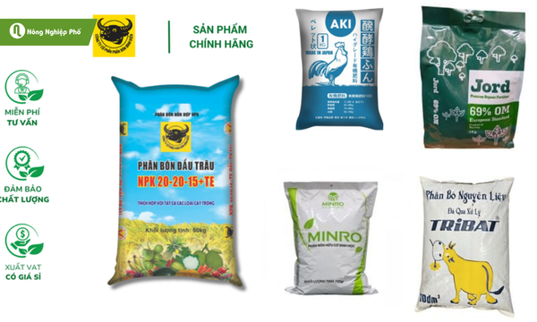 Các loại phân tại Nông Nghiệp Phố