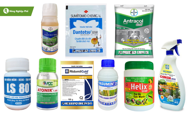 Một số loại thuốc bảo vệ thực vật