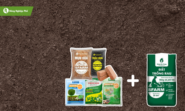 Gợi ý cách trộn Trichoderma với đất sạch làm đất trồng rau