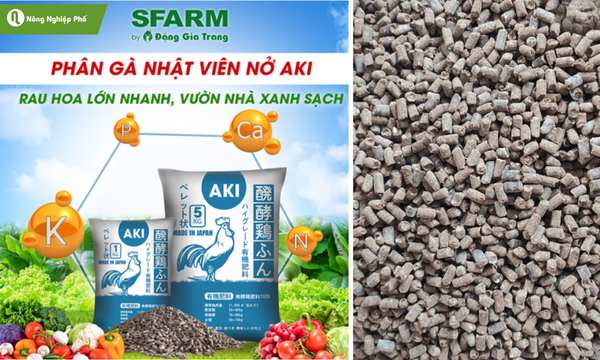 Phân gà Nhật AKI SFARM - Cung cấp nguồn dinh dưỡng dồi dào cùng hệ vi sinh vật đa dạng