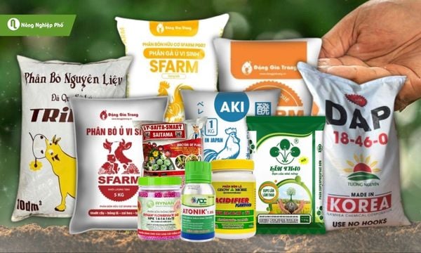 Các loại phân hữu cơ và vô cơ có tại Nông Nghiệp Phố