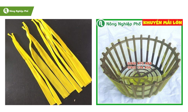 Túi lưới giúp cố định giá thể và tăng độ thông thoáng cho rễ