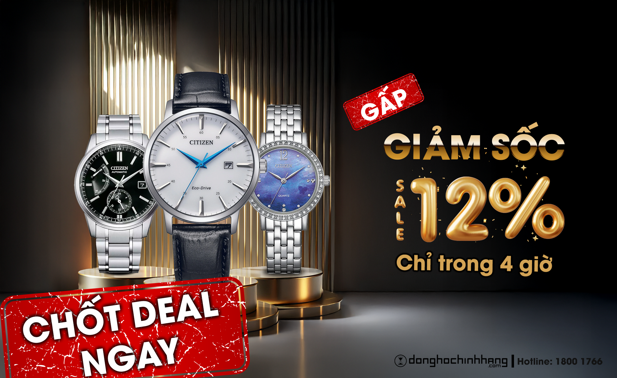 GẤP!!! Giảm SỐC 12% - Chỉ trong 4 giờ. CHỐT DEAL NGAYYYY