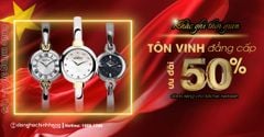 🇻🇳 MỪNG 50 NĂM ĐẤT NƯỚC THỐNG NHẤT – ƯU ĐÃI NGAY 50% TOÀN BỘ ĐỒNG HỒ MICHEL HERBELIN 🇨🇭