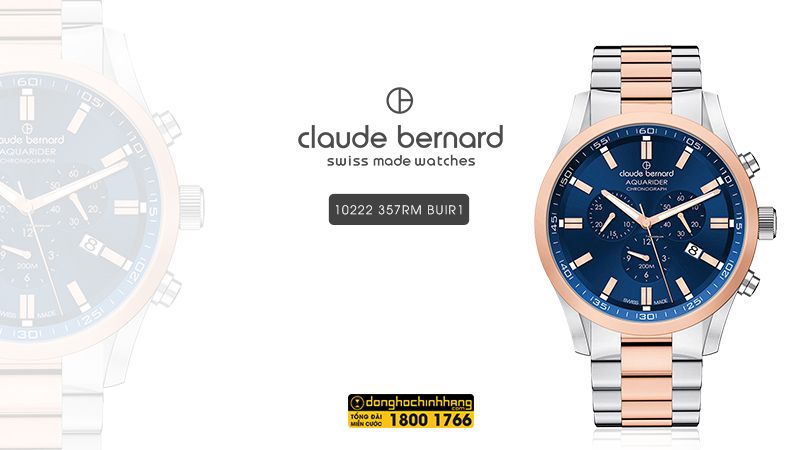 Đồng hồ Claude Bernard 10222 357RM BUIR1