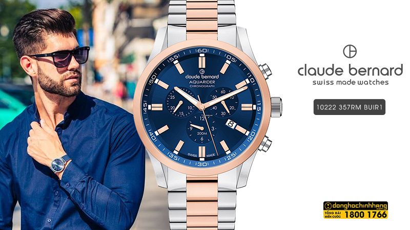 Đồng hồ Claude Bernard 10222 357RM BUIR1