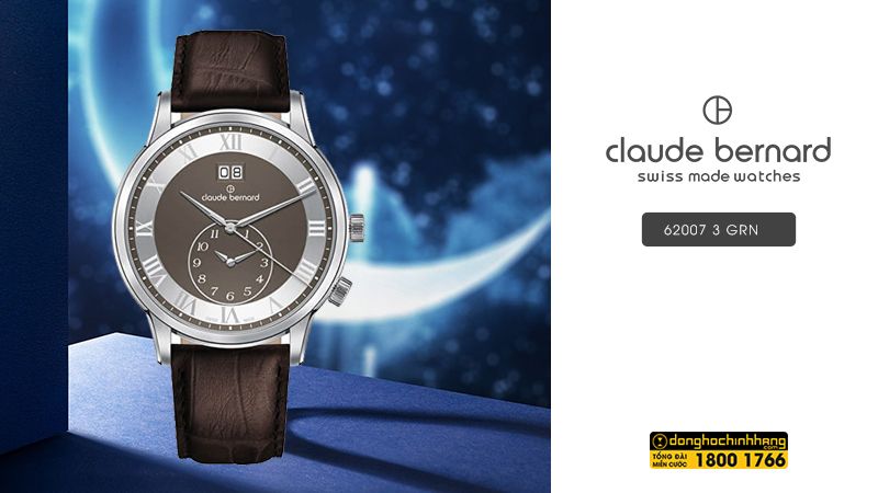 Đồng hồ Claude Bernard 62007 3 GRN