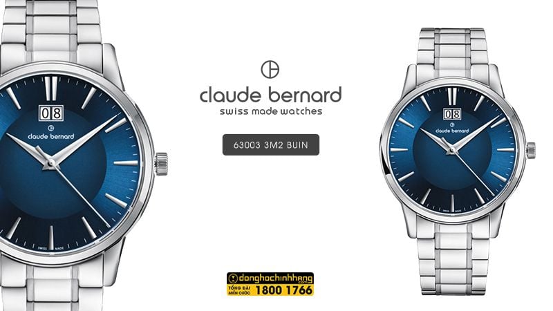 Đồng hồ Claude Bernard 63003 3M2 BUIN