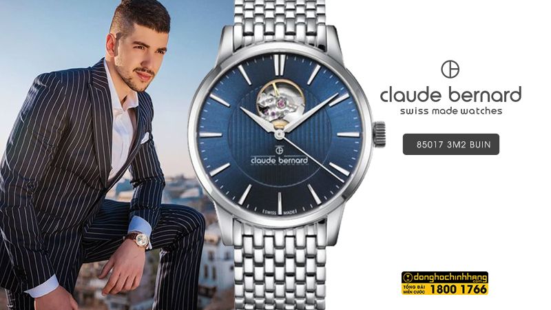 Đồng hồ Claude Bernard 85017 3M2 BUIN