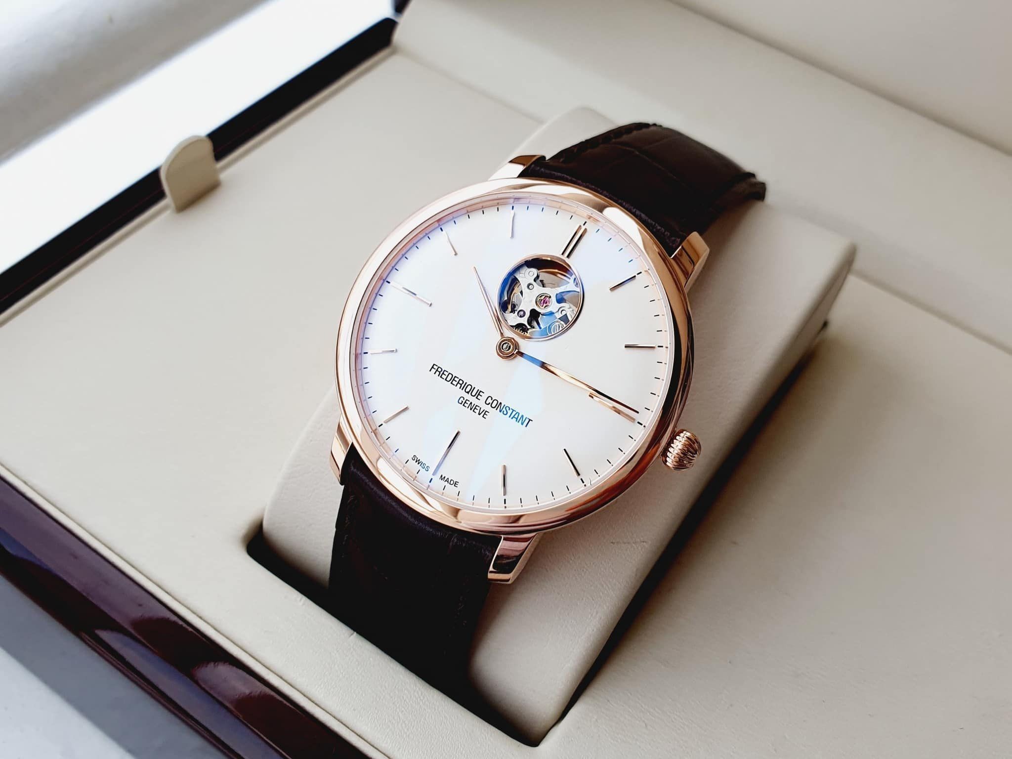 Đồng hồ Frederique Constant Slimline - Heart Beat Automatic FC-312V4S4