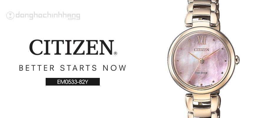 Đồng hồ Citizen EM0533-82Y