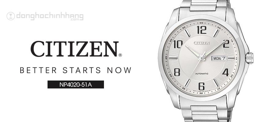 Đồng hồ Citizen NP4020-51A