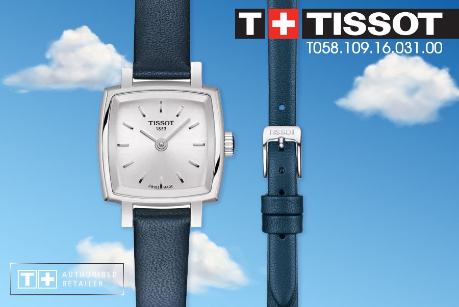 5 mẫu đồng hồ Tissot nữ mặt vuông dây da cho cô nàng năng động -