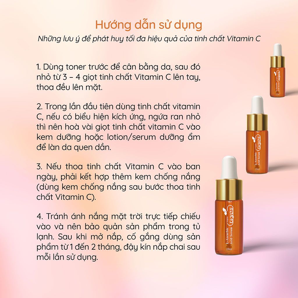 Tinh chất Vitamin C sáng da – Công ty TNHH Năng Lượng Pha Lê