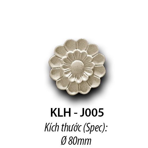 Phù điêu trang trí KLH-J005| Hoa văn mặt tiền| Phù điêu hoa văn