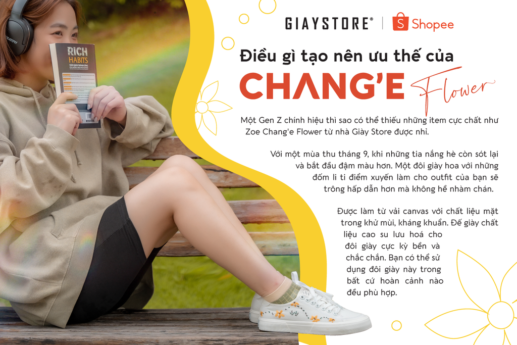 GIÀY SNEAKER NỮ HỌA TIẾT XINH XẮN – ZOE®