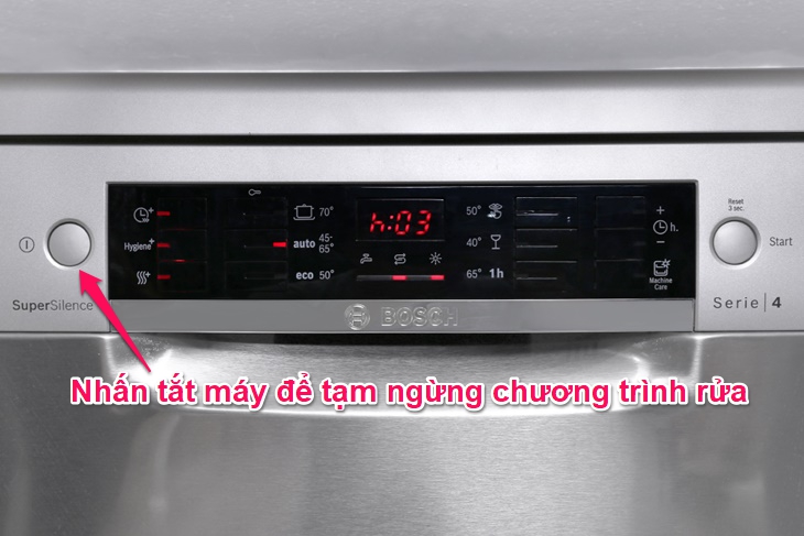 Hướng dẫn sử dụng máy rửa bát Bosch SMS46MI05E