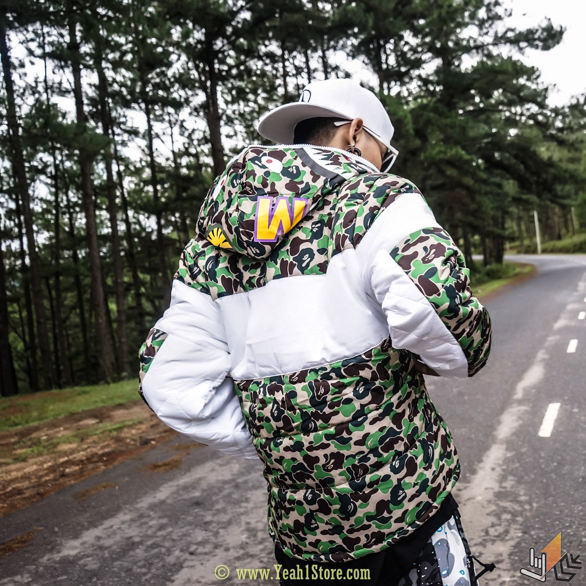 Adidas 2024 bape puffer