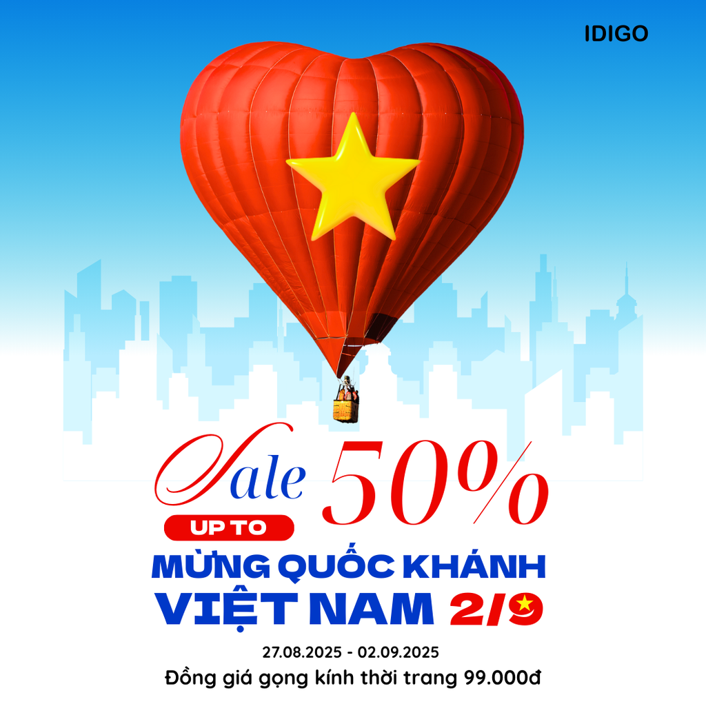 ✨ SIÊU SALE 50% -  MỪNG QUỐC KHÁNH 2/9 ✨ Gia hạn ưu đãi đến 09/09/2025