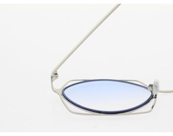 Mắt kính mát nam nữ ovan gọng kính kim loại khung đôi UV400 Jaliver Young SM – 6144 NSX5