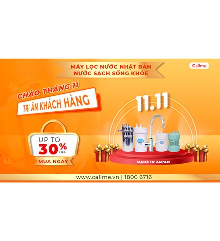 Chương trình tri ân khách hàng - Máy lọc nước Nhật Bản