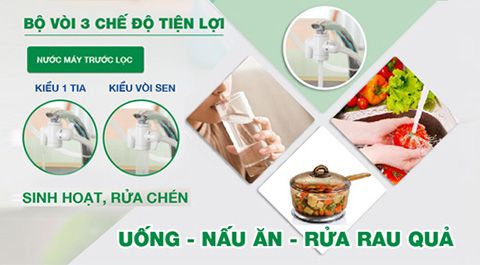 Hướng dẫn sử dụng vòi nước 3 chế độ của OSS-T7