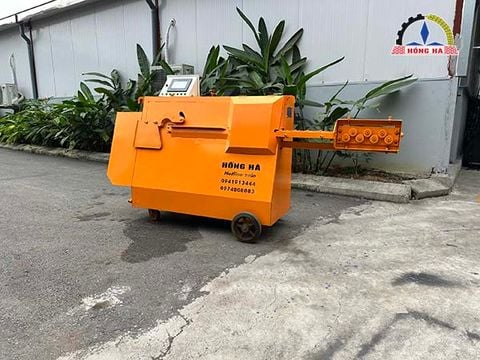 Tiết Kiệm Thời Gian, Tăng Năng Suất Với Máy Bẻ Đai Tự Động HBD8 Hồng Hà