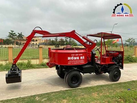 Vì sao các nhà thầu tin chọn máy trộn bê tông tự cấp liệu Hồng Hà?