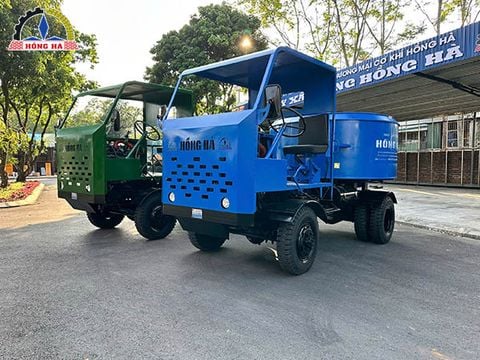 Các loại công suất trộn của máy trộn bê tông tự hành Hồng Hà