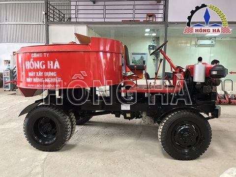 Đưa máy trộn bê tông Hồng Hà ra thi công tại Phú Quốc