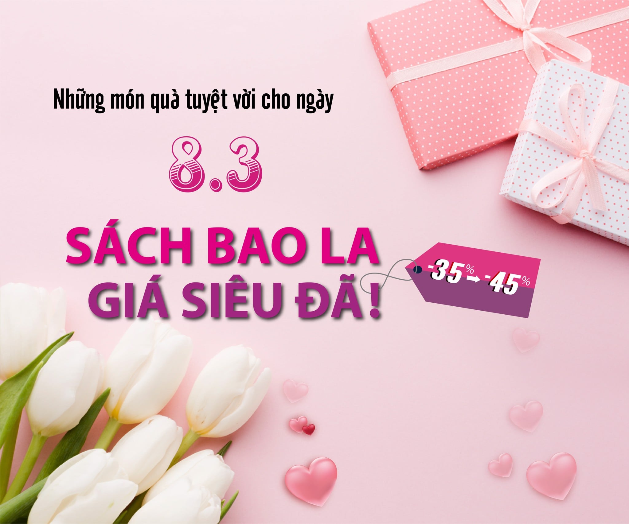 NHỮNG MÓN QUÀ TUYỆT VỜI CHO NGÀY 08/03