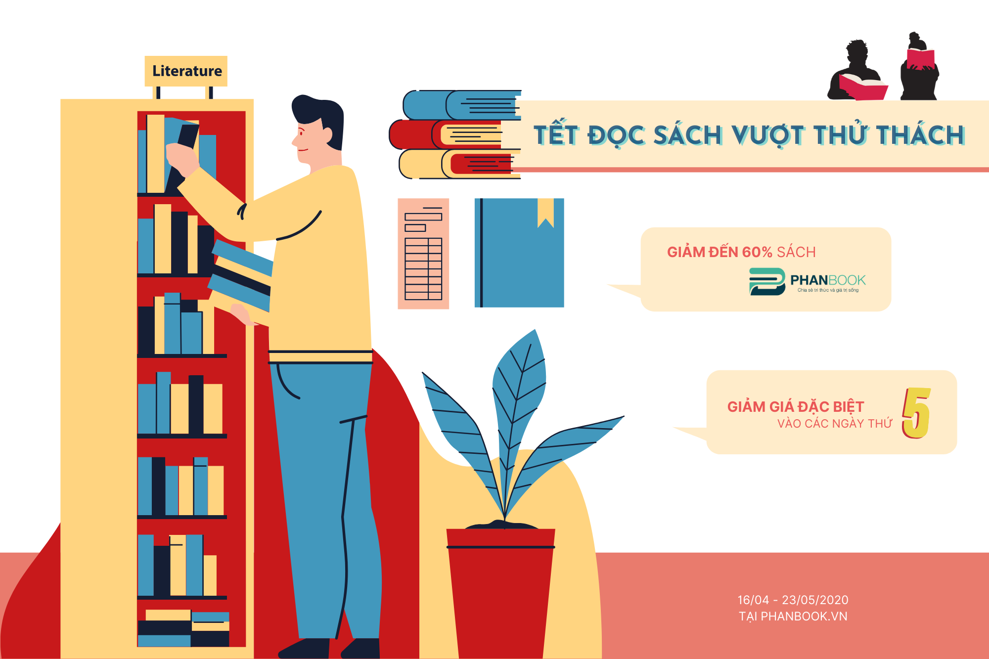 PHANBOOK KHUYẾN MÃI | TẾT ĐỌC SÁCH - VƯỢT THỬ THÁCH!