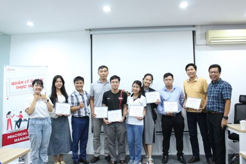 Tổ chức thành công khóa học Quản lý dự án thực hành PPM29