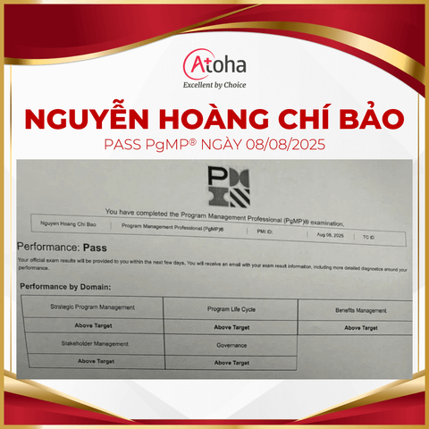 Nguyễn Hoàng Chí Bảo, Samsung SDS PgMP01, pass PgMP® ngày 08/08/2025