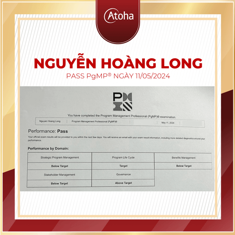 Nguyễn Hoàng Long, PgMPONLINEPRO7, pass PgMP ngày 11/05/2024
