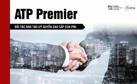 Atoha được công nhận là PMI ATP Premier - Đối tác đào tạo uỷ quyền cao cấp của PMI