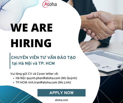 Tuyển dụng vị trí Chuyên viên Tư vấn đào tạo tại Hà Nội và TP. HCM