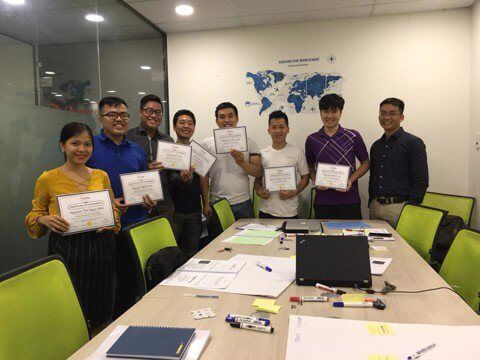 Kết thúc thành công khóa đào tạo Quản lý dự án thực hành PPM2 tháng 07/2018